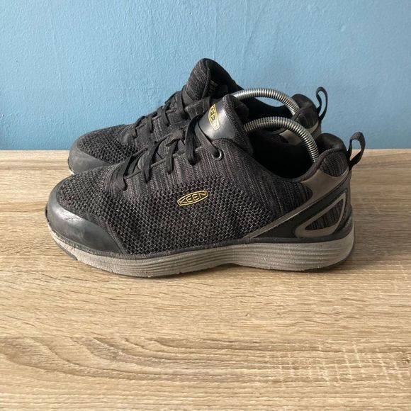 Keen Utility men\'s ASTM F2413-18 safety work shoes Sz 9.5 D US Grey/Black main image 4